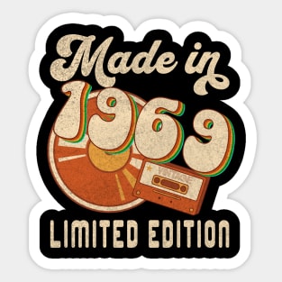 Made in 1969 Limited Edition Sticker
